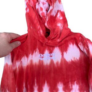 Rare Octobers Very Own OVO Marble Dye Hoodie XL Red